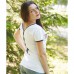 Embroidered tunic "Patent Apple Blossom"